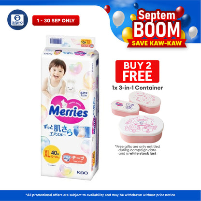 Merries Super Premium Tape XL 40s Merries
