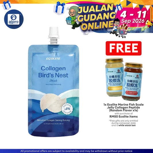 Ecolite Collagen Birds Nest Drink 200ml | Nourishing & Refreshing Ecolite