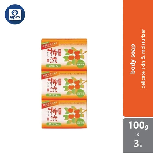 Kumano  Medicated Kakishibu Soap  100g x 3S Kumano