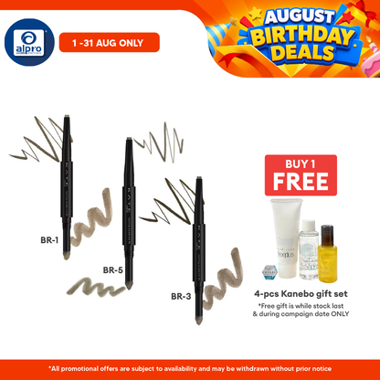 Kate Lasting Eyebrow W Square (BR-1/BR-3/BR-5) Alpro Pharmacy