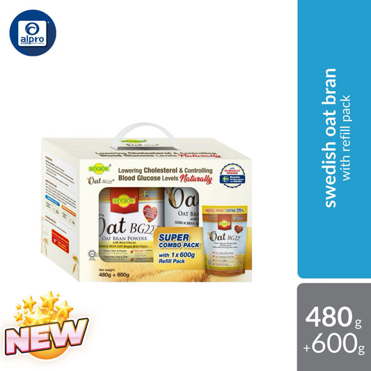 Biogrow Oat BG22 480g + Refill Pack 600g Biogrow