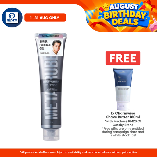 Gatsby Meta Rubber Gel Playful 140g Gatsby