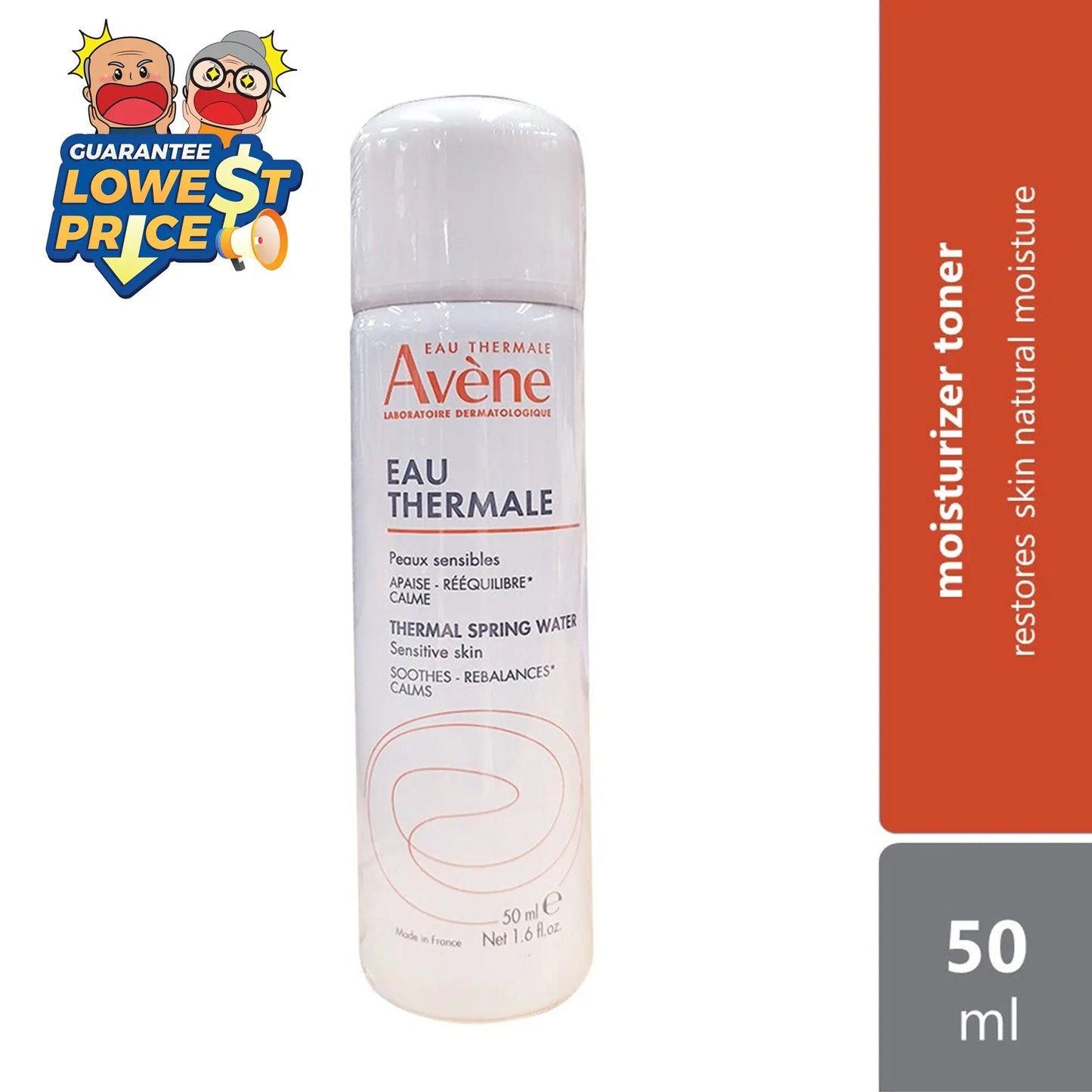 Avene Thermal Spring Water  50ml | Restores Skin natural Moisture Avene