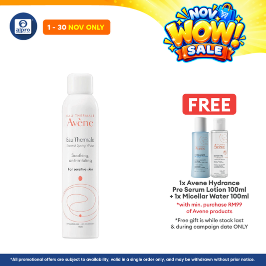 Avène Thermal Spring Water 300mL | Soften and Soothe Sensitive Skin