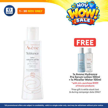 Avene Tolerance Extremely Gentle Cleanser (LPI) 200ml | Helps Restore Skin Barrier