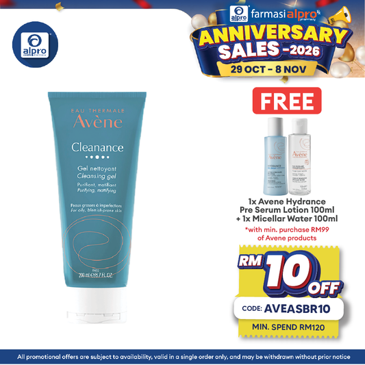 Avene Cleanance Cleansing Gel 200ml | Good for Sensitive Skin