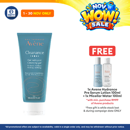 Avene Cleanance Cleansing Gel 200ml | Good for Sensitive Skin