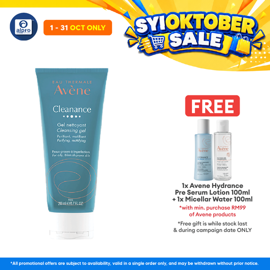 Avene Cleanance Cleansing Gel 200ml | Good for Sensitive Skin