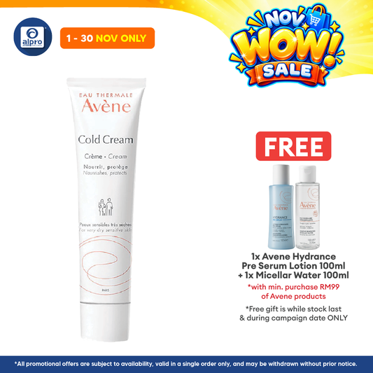 Avene Cold Cream 40ml | Soothes and Protect Dry Skin