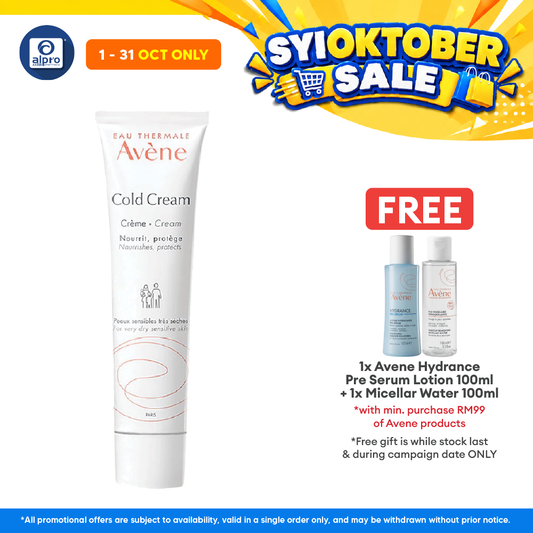 Avene Cold Cream 40ml | Soothes and Protect Dry Skin
