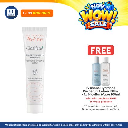 Avene Cicalfate+ Repairing Protective Cream 40ml | Immediately Soothes Skin