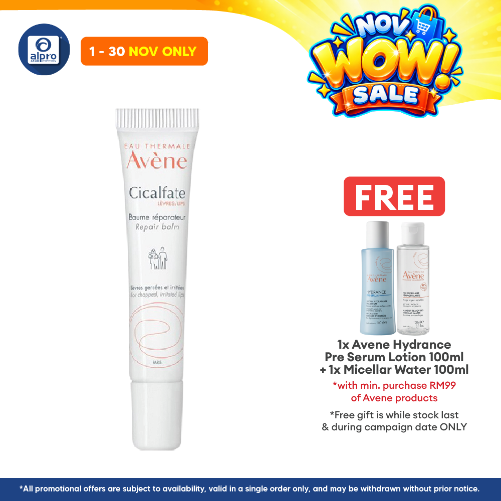 Avene Cicalfate Lips Repair Balm 10ml  | Repair and Moisturize