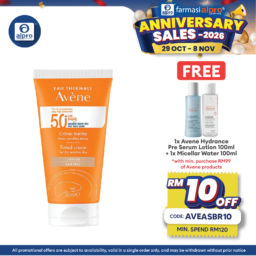 Avene Very High Protection Tinted Cream SPF50+ 50ml
