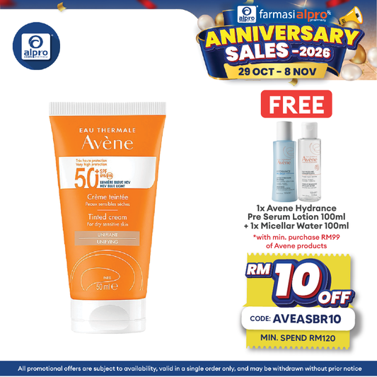 Avene Very High Protection Tinted Cream SPF50+ 50ml