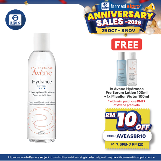 Avene Hydrance Deep Moist Lotion 200ml | Moisturises and Revitalise
