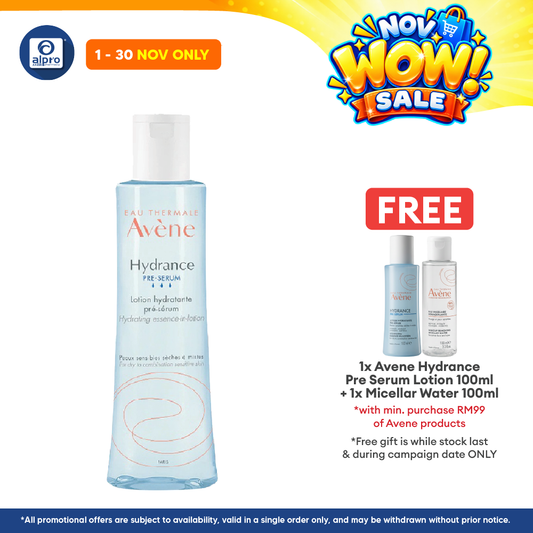 Avene Hydrance Pre-Serum Essence-In-Lotion 200ml | Protect the Skin Against Environmental Aggressions