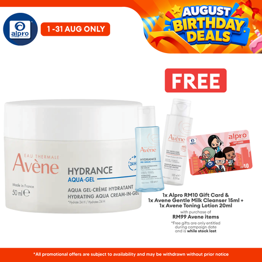 Avene Hydrance Aqua Cream-in-Gel 50ml |  Soothes and Hydrates Avene