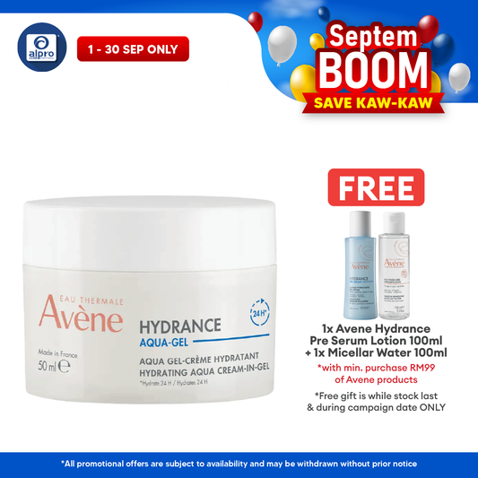 Avene Hydrance Aqua Cream-in-Gel 50ml |  Soothes and Hydrates Avene