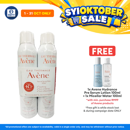 Avene Thermal Spring Water 300ml Duo Pack | Excellent Source Of Hydration