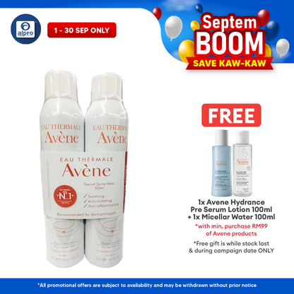 Avene Thermal Spring Water 300ml Duo Pack | Excellent Source Of Hydration Avene
