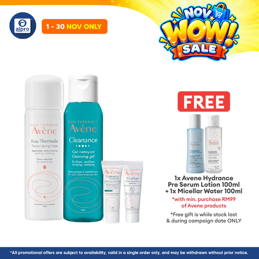 Avene Cleanance Acne Control Start Kit | Soothes Irritation