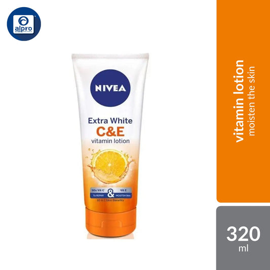 Nivea 80374 Extra White C&a Vitamin Lotion 320ml Nivea