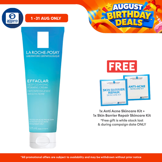 La Roche Posay Effaclar Foaming Crème 125ml | Deep Cleansing Foam La Roche Posay