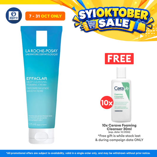 La Roche Posay Effaclar Foaming Crème 125ml | Deep Cleansing Foam