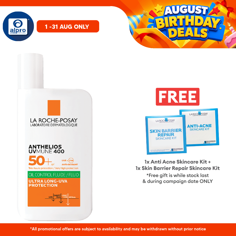 La Roche Posay Anthelios Uvmune 400 Oil Control Fluid (New Npd August 23) La Roche Posay