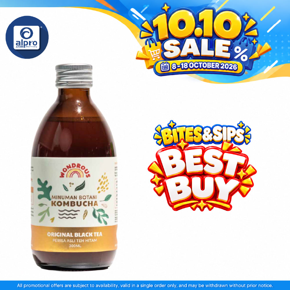 Wondrous The Original Black Tea  Kombucha 300ml