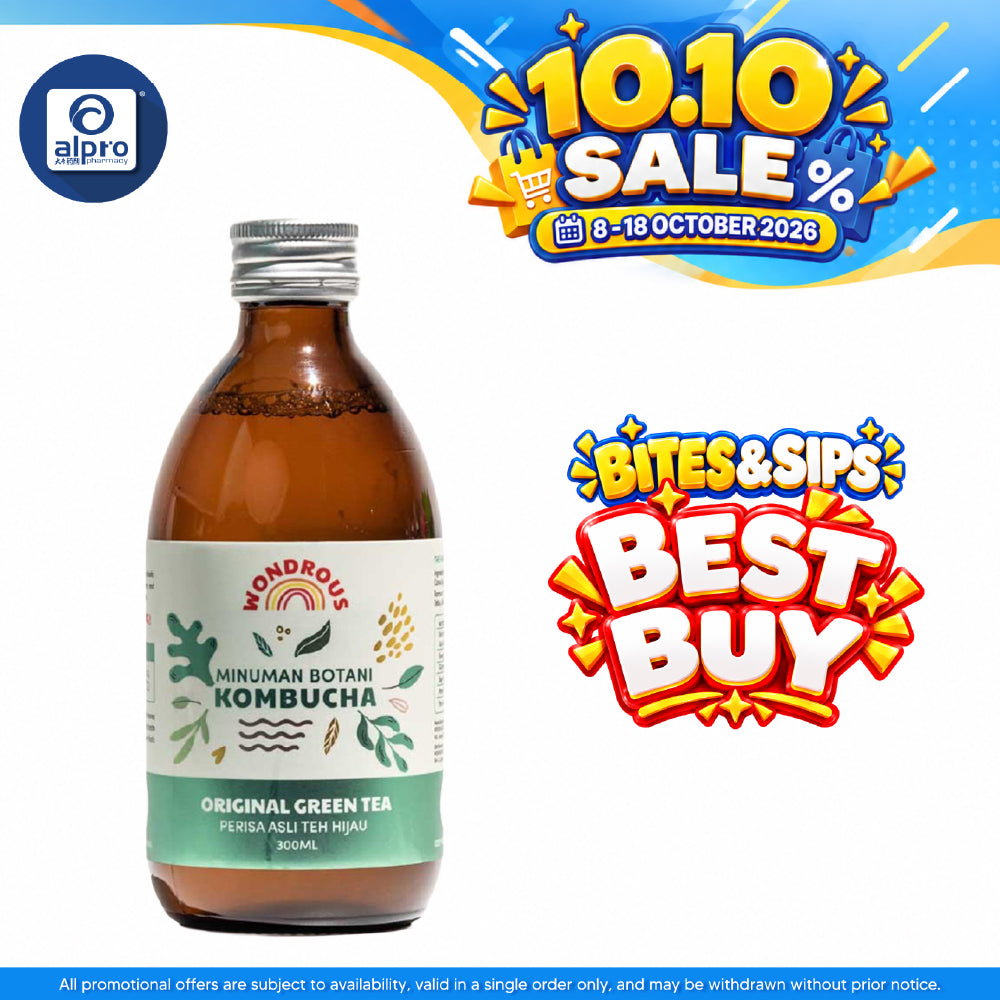 Wondrous The Original Green Tea Kombucha 300ml