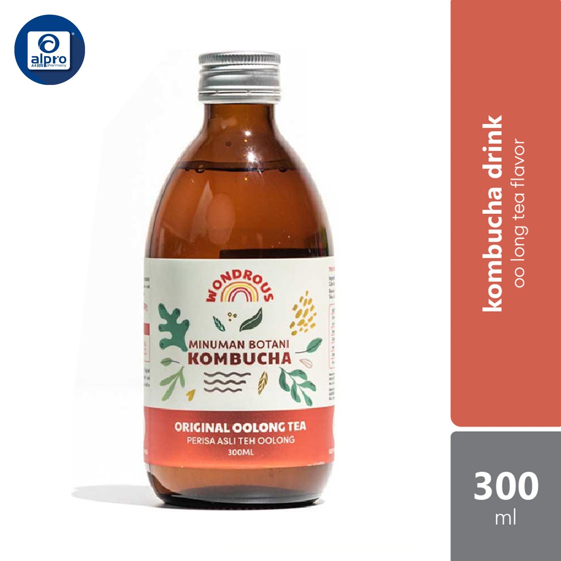 Wondrous The Original Oolong Tea Kombucha 300ml Wondrous