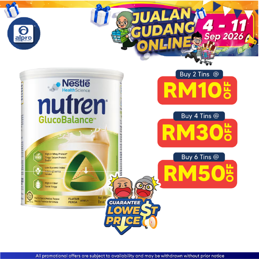 Nestle Nutren Glucobalance (Previously Known As Nutren Diabetik) 800g Ebene