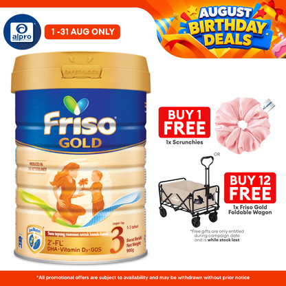 Friso Gold Step 3 Children's Milk Formula 900g | For Age 1-3 Years Old Friso