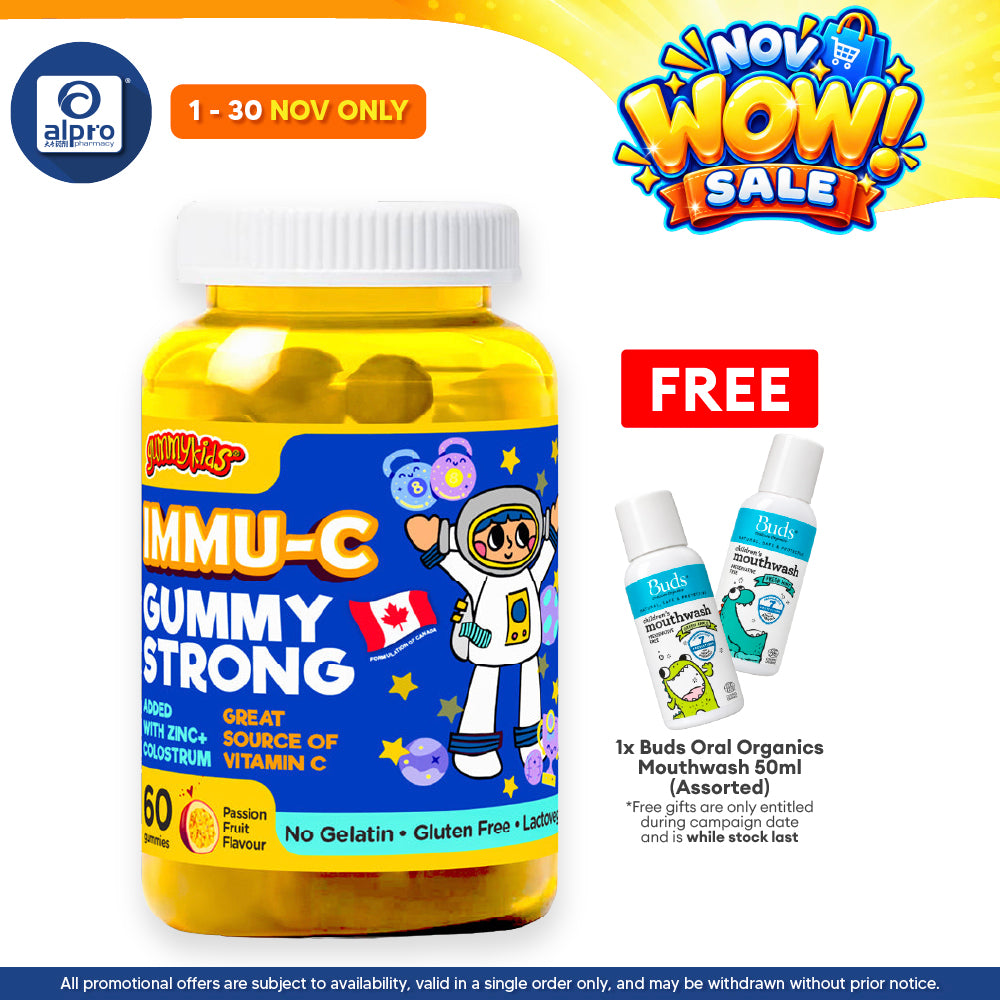 Gummykids Immu-C Gummy Strong 60s | Kid's Well Being