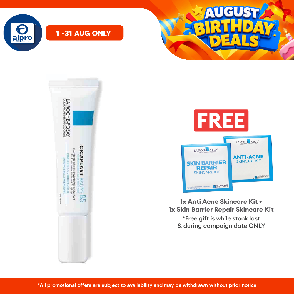 La Roche Posay Cicaplast Baume B5 15ml | Helps Nourish & Soothe Dry Skin La Roche Posay