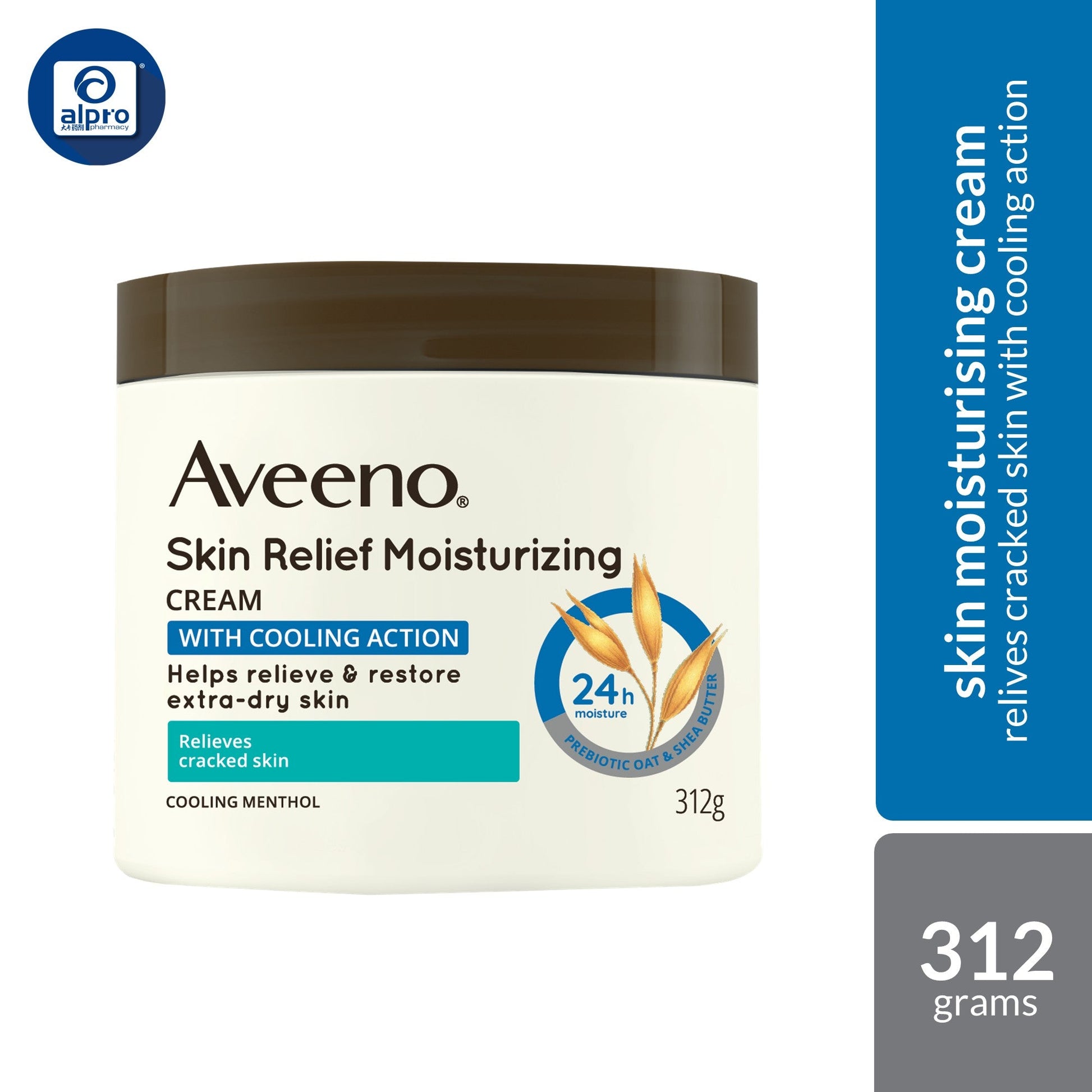 Aveeno Skin Relief Moisturizing Cream With Cooling Action 312g Alpro Pharmacy