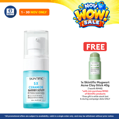 Skintific 5x Ceramide Scientific Power Repairing Essence Serum 20ml | With BFL Probiotics