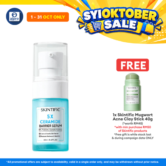 Skintific 5x Ceramide Scientific Power Repairing Essence Serum 20ml | With BFL Probiotics