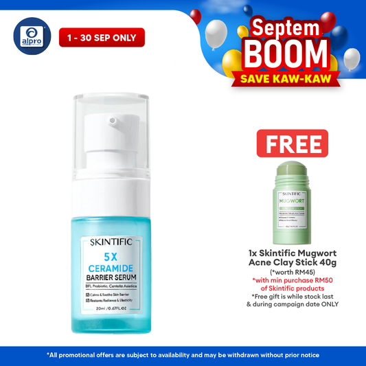 Skintific 5x Ceramide Scientific Power Repairing Essence Serum 20ml | With BFL Probiotics Skintific