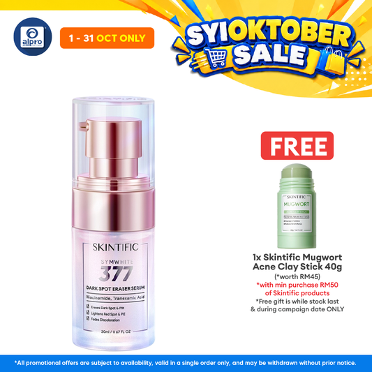 Skintific Symwhite 377 Dark Spot Serum 20ml | Niacinamide Brightening, Moisturizing & Reduce Redness
