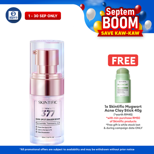 Skintific Symwhite 377 Dark Spot Serum 20ml | Niacinamide Brightening, Moisturizing & Reduce Redness Skintific