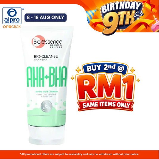 Bio Essence Bio-Cleanse Aha+Bha Clarifying Cleanser 100g | Remove Dullness Bio essence