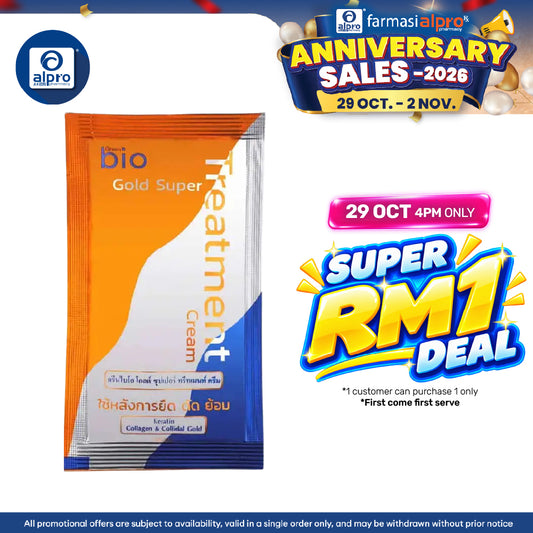 Green Bio Super Gold Treatment Sachet 30ml 1s