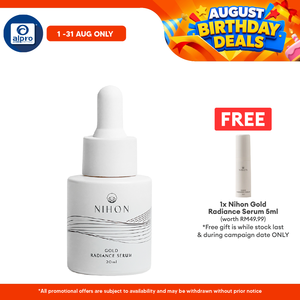 Nihon Gold Radiance Serum 20ml | For All Skin Type Nihon
