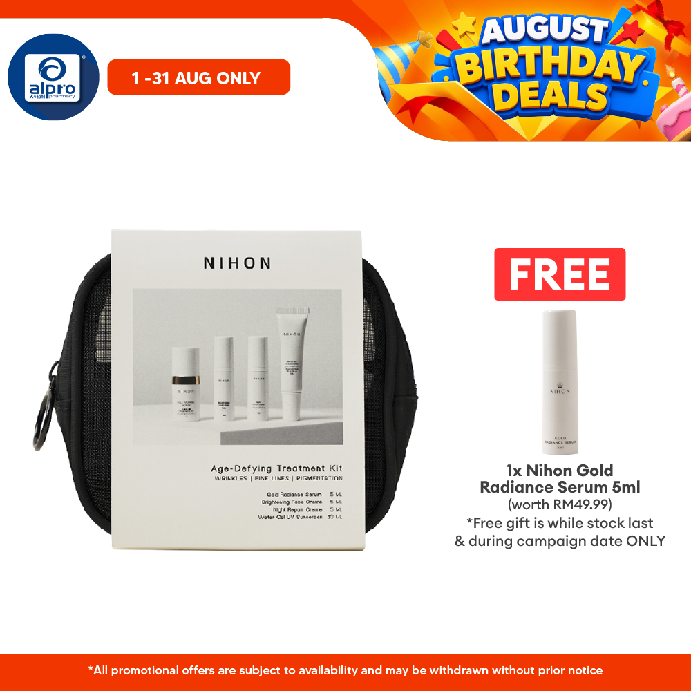 Nihon Age-defying Treatment Kit Set Of 4 | For Aging Skin Nihon