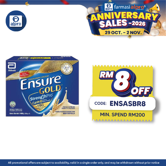 Abbott Ensure Gold Wheat YBG (Yeast Beta Glucan) 1.48kg | Complete And Balanced Nutrition