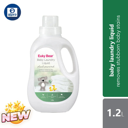 Euky Bear Baby Laundry Liquid 1.2l | Gentle On Sensitive Skin Euky Bear