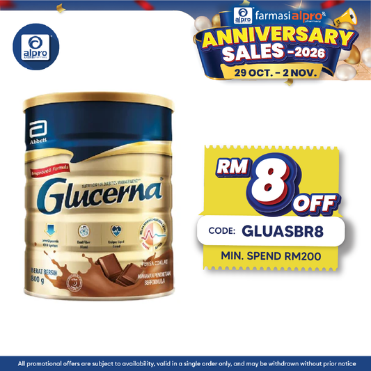 Abbott Glucerna Gold Chocolate 800g | Diabetes Formula