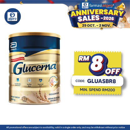Abbott Glucerna Gold Wheat 800g | Helps Support Your Blood Glucose Management